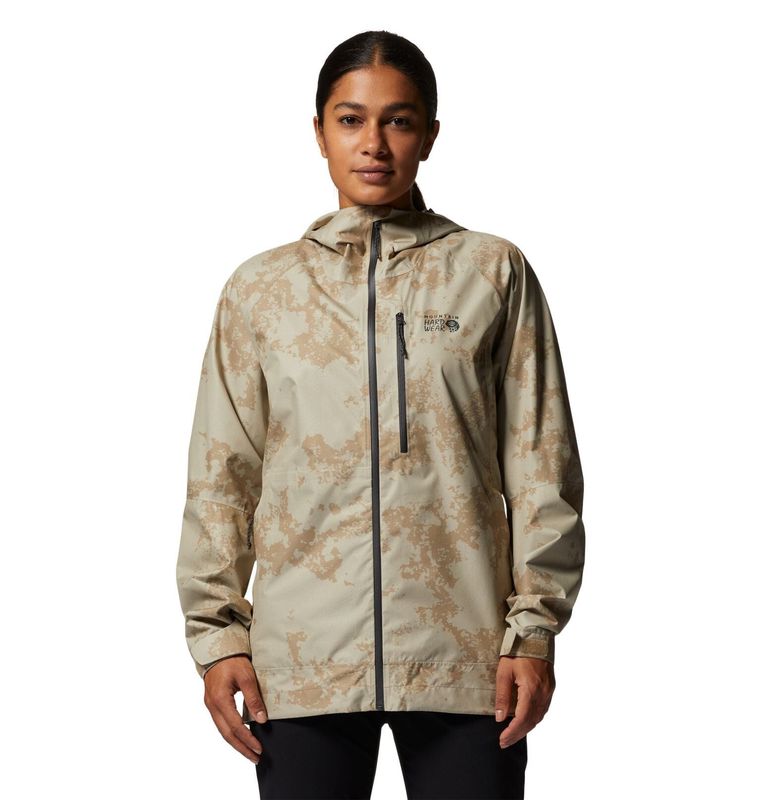 Mountain Hardwear Stretch Ozonic Jakcet Moab Tan Print