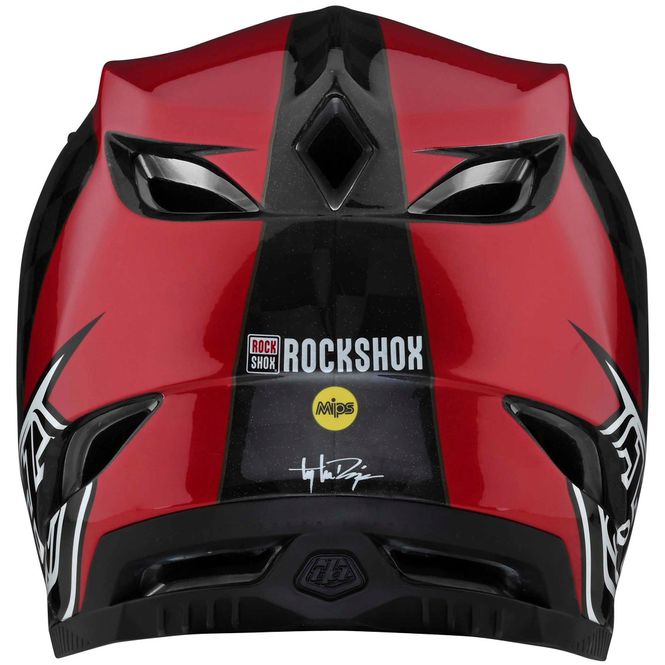 Hovedbilde Troy Lee Designs D4 Carbon Helmet Corsa Sram Red