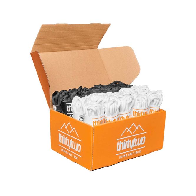 Hovedbilde Thirtytwo Round Boot Laces Ass. Black and White