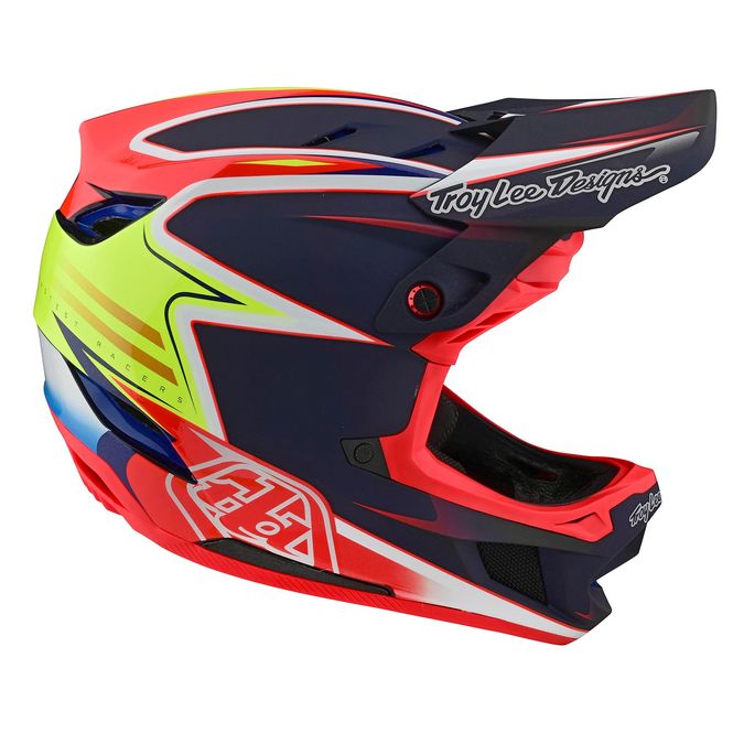 Hovedbilde Troy Lee Designs D4 Carbon Helmet Lines Black/Red