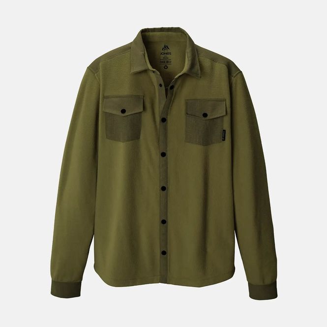 Hovedbilde Jones December Fleece Shirt Moss Green