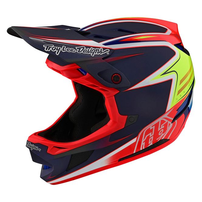 Hovedbilde Troy Lee Designs D4 Carbon Helmet Lines Black/Red
