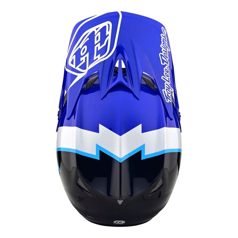 Troy Lee Designs D3 Fiberlite Helmet Volt Blue