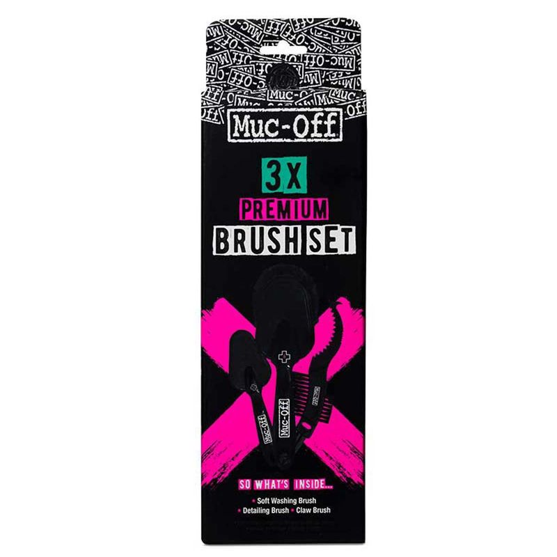 MUC-OFF Brush 3 x brush set