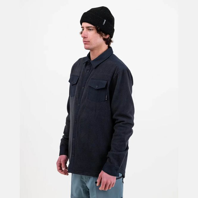 Hovedbilde Jones December Fleece Shirt Stealth Black