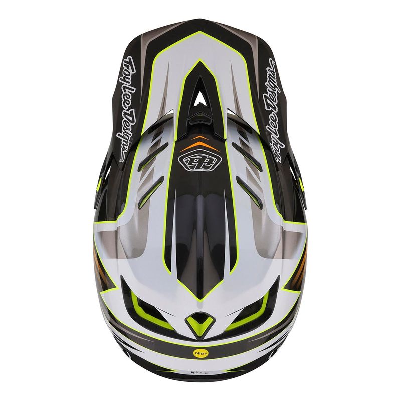 Troy Lee Designs D4 Carbon MIPS Helmet Saber Gray
