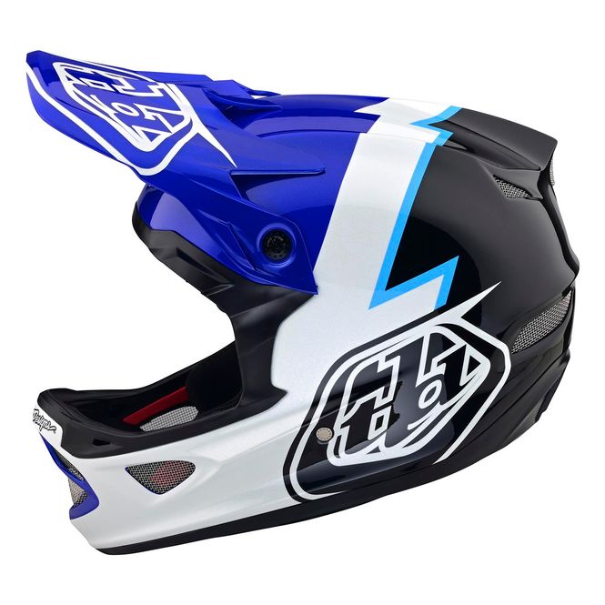 Hovedbilde Troy Lee Designs D3 Fiberlite Helmet Volt Blue