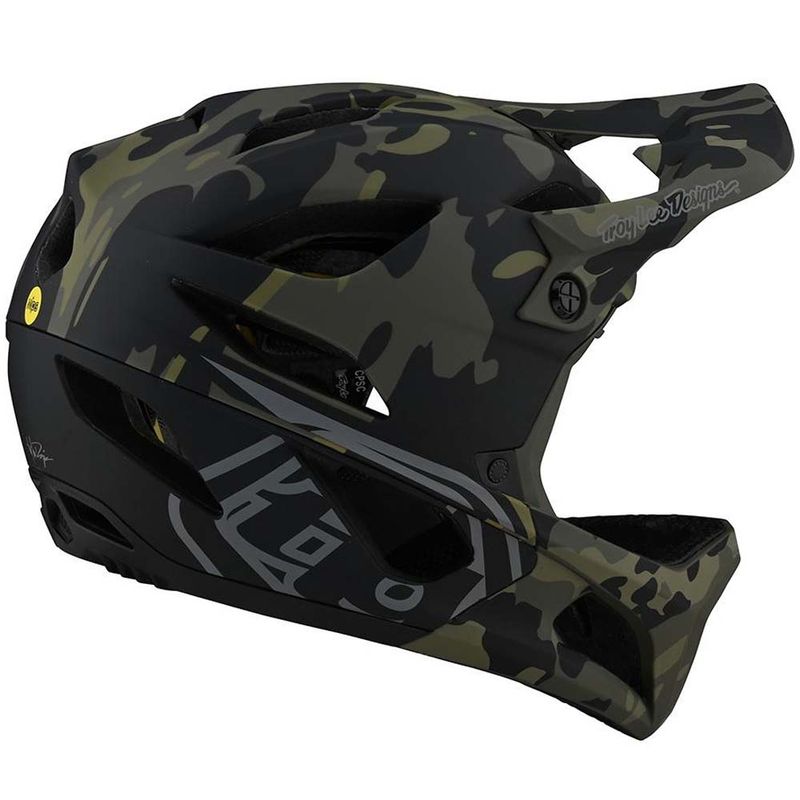 Troy Lee Designs Stage Helmet Camo Olive