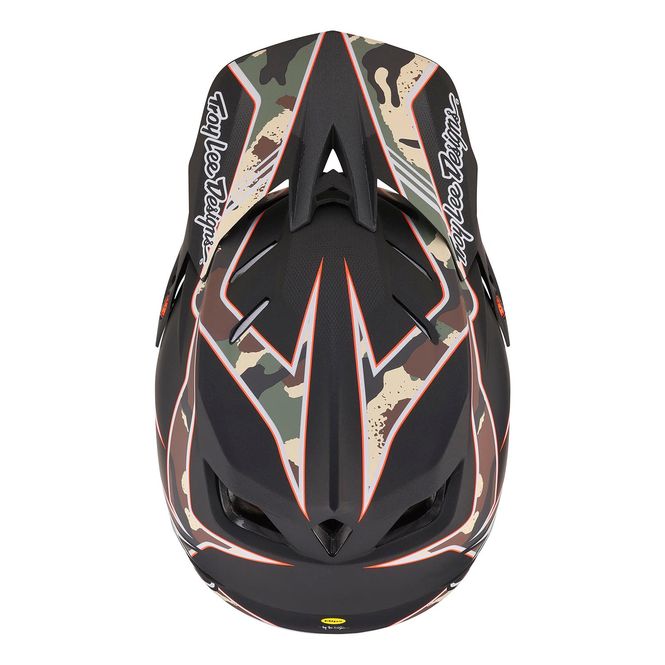 Hovedbilde Troy Lee Designs D4 Composite Helmet Matrix Camo ...