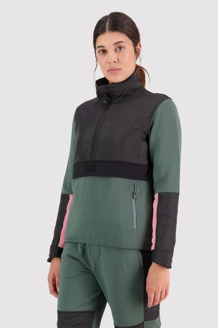 Hovedbilde Mons Royale Womens Decade Mid Pullover Burnt ...