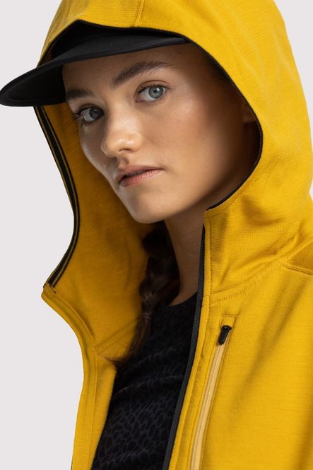 Hovedbilde Mons Royale Womens Approach Merino Gridlock Hood ...