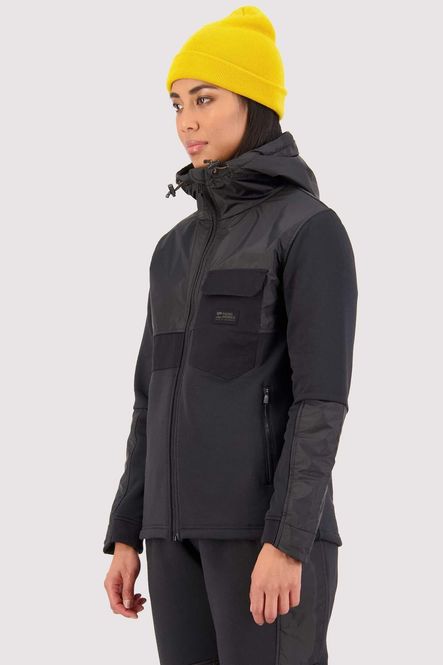 Hovedbilde Mons Royale Womens Decade Mid Hoody Black
