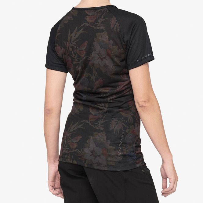 Hovedbilde 100% AIRMATIC Women's Jersey Black Floral
