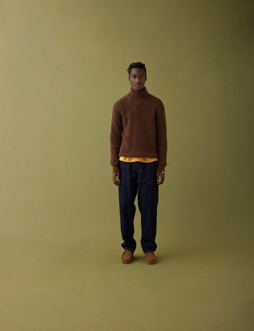 Hovedbilde Forét Marsh Rib Turtleneck Brown