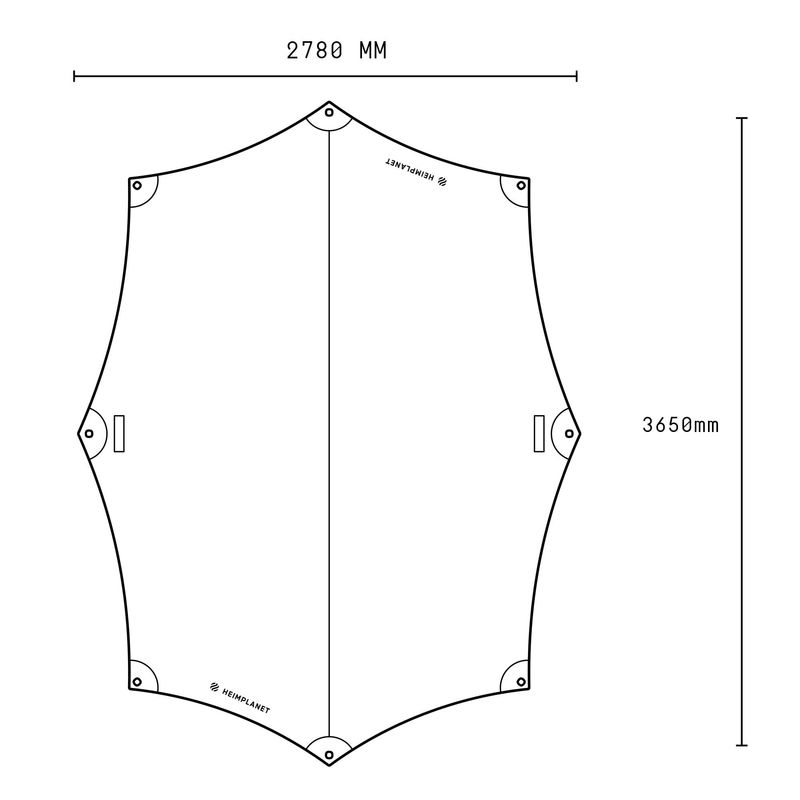 HEIMPLANET Dawn Tarp Grey Medium