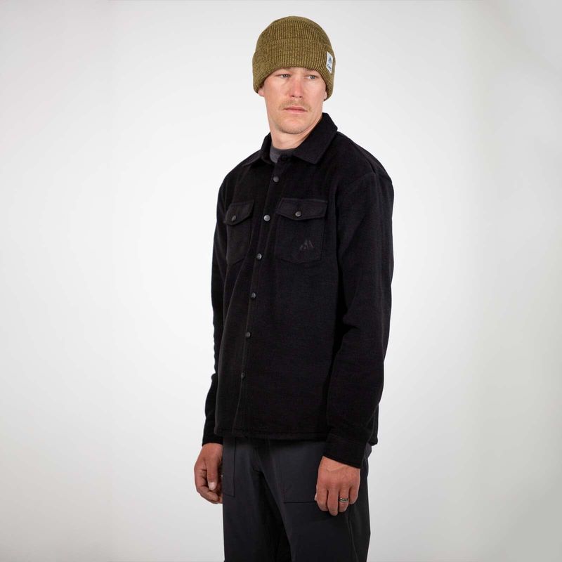 Jones December Fleece Shirt Black