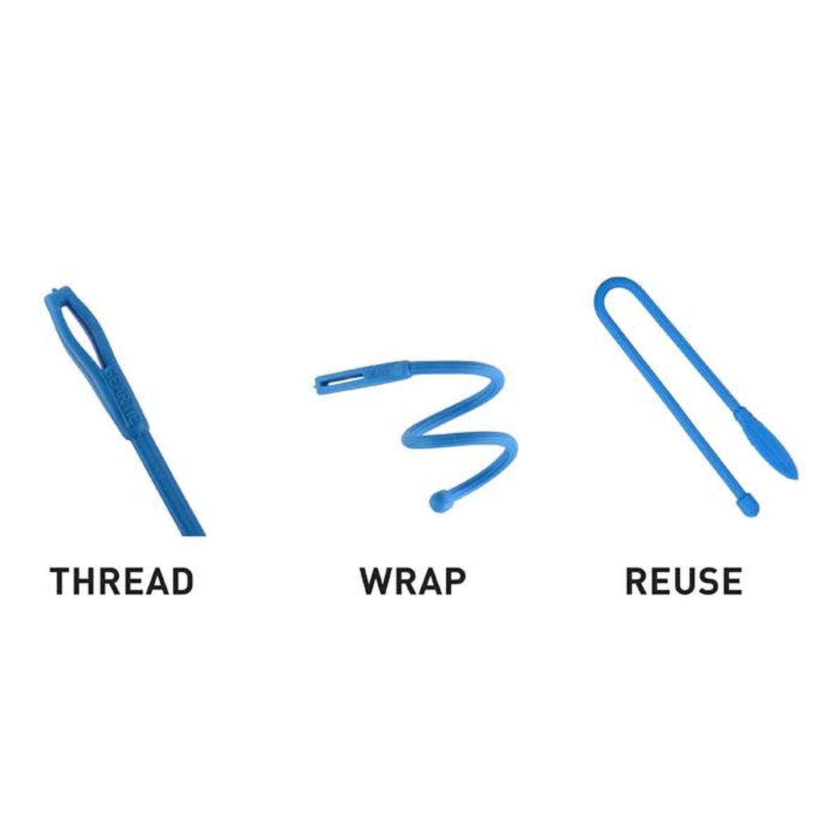 Nite Ize Gear Tie® Cordable™ Twist Tie 3 in. - 4 Pack  Charcoal