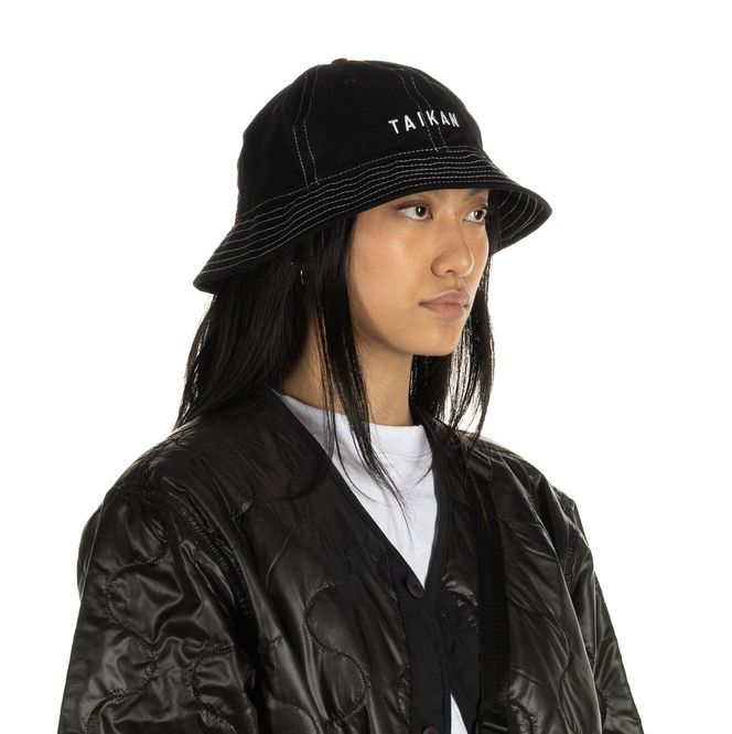 Hovedbilde Taikan Bell Bucket Hat Black Contrast Stitch