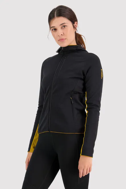 Hovedbilde Mons Royale Womens Approach Merino Gridlock Hood ...