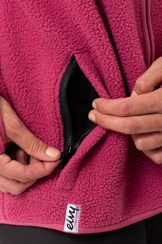 Eivy Bear Sherpa Jacket Raspberry