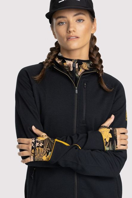 Hovedbilde Mons Royale Womens Approach Merino Gridlock Hood ...