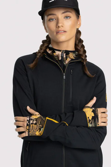 Hovedbilde Mons Royale Womens Approach Merino Gridlock Hood ...