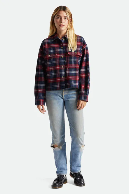 Hovedbilde Brixton Bowery W L/S Flannel Cordovan