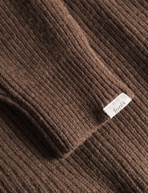 Hovedbilde Forét Marsh Rib Turtleneck Brown