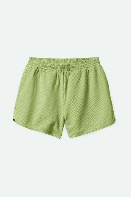 Hovedbilde Brixton Gingham Runner Short Sun Green