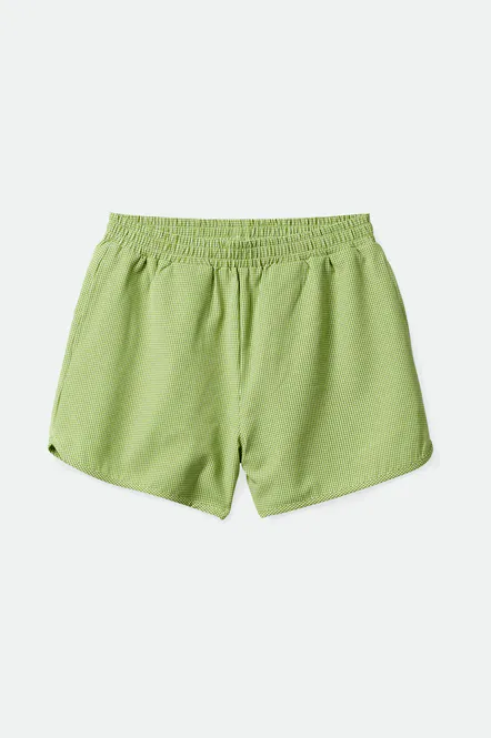 Hovedbilde Brixton Gingham Runner Short Sun Green
