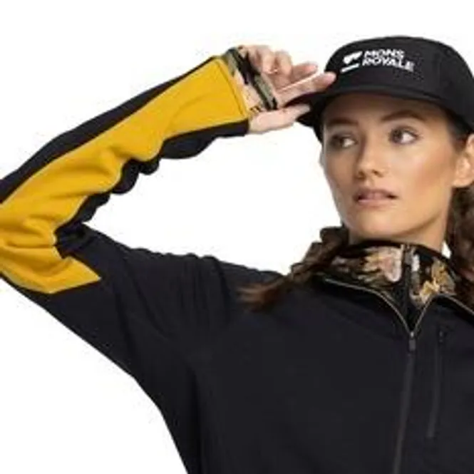 Hovedbilde Mons Royale Womens Approach Merino Gridlock Hood ...